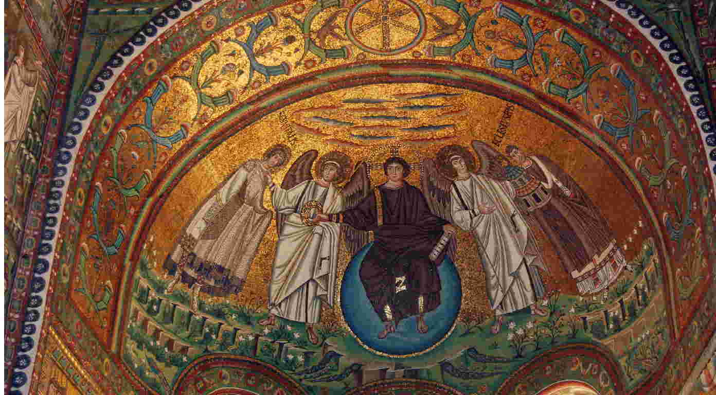 Mosaique De L église Saint Vital De Ravenne Description